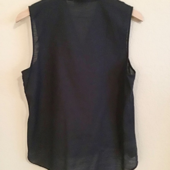 Loft pleated faux wrap top - Picture 2 of 7